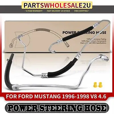 Power Steering Pressure & Return Hose Assembly For Ford Mustang 1996-1998 4.6L • $62.99