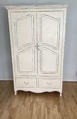 Laura Ashley Bramley  French Style Double With Draws  Wardrobe.Rare . • £500