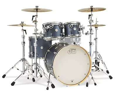 DW Design Series 4pc Shell Pack-Blue Slate Lacquer • $1599