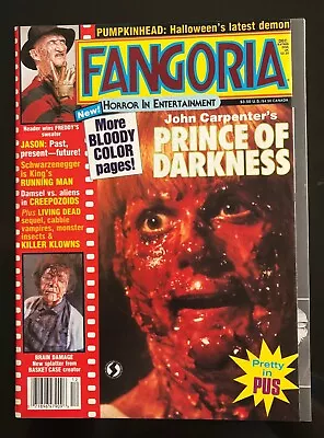 Fangoria Magazine 69 1987 Prince Of Darkness Pumpkinhead Vintage Unread Mint • $125