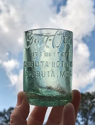 Shubuta Miss/ Mississippi Gayola Drinking Glass/ Pencil Holder • $60