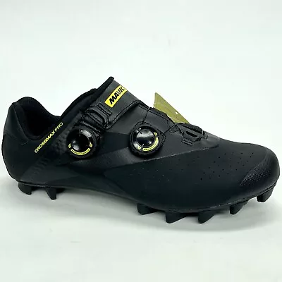 Mavic Crossmax Pro Black/Yellow Mountain Bike Shoes Mens Size US 9/UK 8.5 • $199