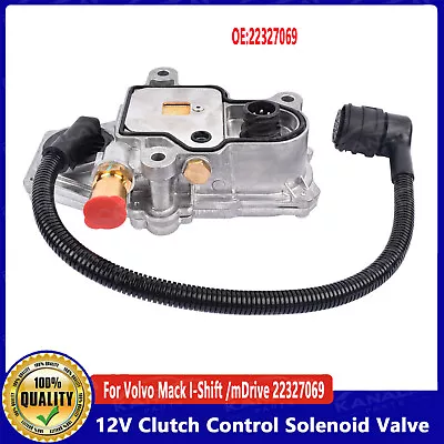 12V Clutch Control Solenoid Valve For Volvo Mack I-Shift /mDrive / 22327069 New • $110.29