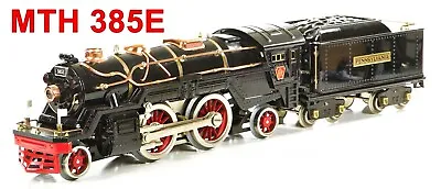 MTH 385E Traditional Steam Loco Early Production Standard Gauge Black C9 • $521.60