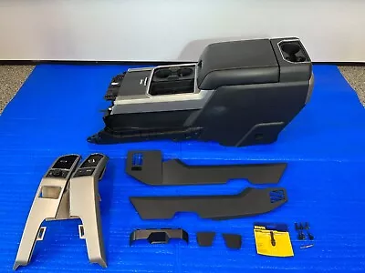 2019 Ford F250 F350 Lariat Center Floor Console With Armrest Black W/ All Trim • $1600