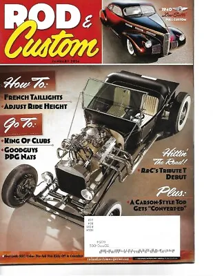 $7.99 • Buy Rod & Custom 2014 Jan - French Taillights, Adjust Ride Height, Goodguys Ppg Nats