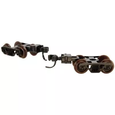 Atlas 22081 N-Scale 70 Ton Roller Bearing Trucks (2 Trucks) AccuMate Couplers • $6.34