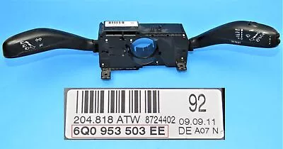 £49.99 • Buy VW Polo 6R Indicator Wiper And Headlight Stalk Unit 6Q0953503EE