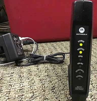 MOTOROLA SURFboard SB5100 Cable Modem WITHOUT Power Cord - PRE OWNED • $20