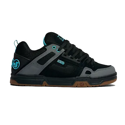 DVS Men's Comanche Black Turquoise Gum Low Top Sneaker Shoes Clothing Apparel • $168.93