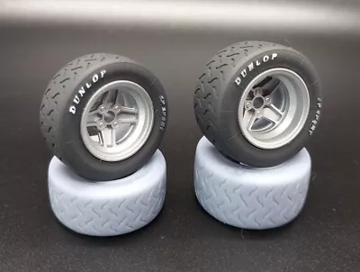 1/24 Ford X Pack RS 4 Spoke Wheels & Tarmac Slick Tyres For Italeri Mk2 Escort • £17.95