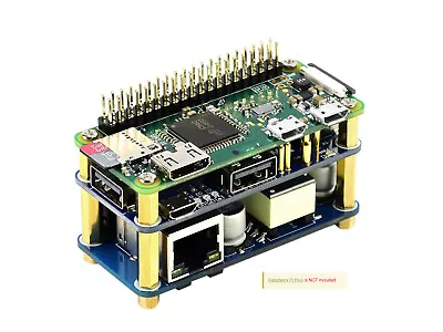 Waveshare PoE Ethernet/USB HUB HAT For Raspberry Pi Zero 802.3af-Compliant • $49.07