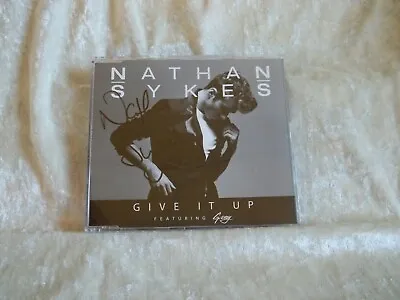 Nathan Sykes Give It Up Signed Cd Global 0254790681 • £7.99