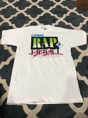 Casio Rap Friit Of The Loom Vintage Mens Tshirt Size Large • $435.12