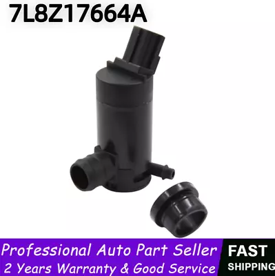 NEW 7L8Z17664A Windshield Washer Pump For Ford F150 F250 F350 F450 F750 E350 • $7.28