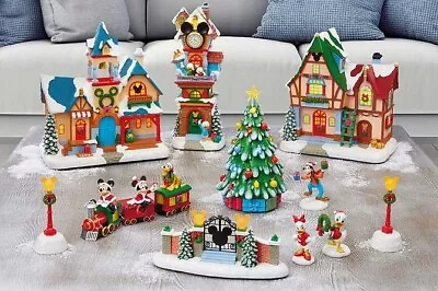 13-piece Disney Holiday Village • $114.79