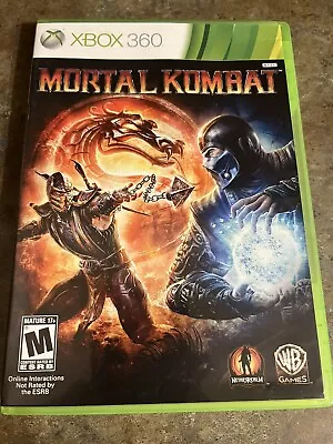 Mortal Kombat (Microsoft Xbox 360 2011) CIB Complete Great Disc Finish Him!! • $6.99