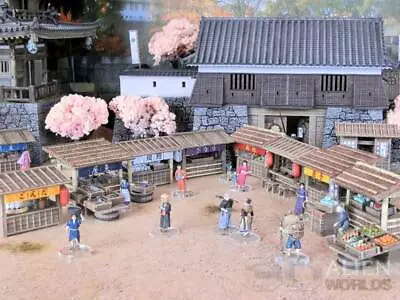 10 X Feudal Japanese Market Stalls - Kensei - Wargames - Test Of Honour • £45