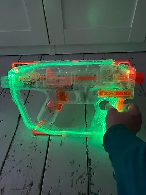 Nerf Evader Motorised Light Up Toy Gun / Blaster • £29