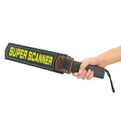 Portable Handheld Metal Detector Wand - Security Scanner For Inspection • £15.54