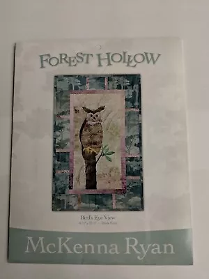 McKenna Ryan Pine Needles Forest Hollow Pattern Bird's Eye View - Block 3 UC Owl • $8.95