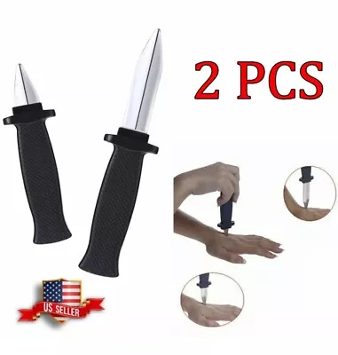 Retractable Dagger Knife Prank Joke Gag Trick Fake Weapon Disappearing Blade Toy • $6.75