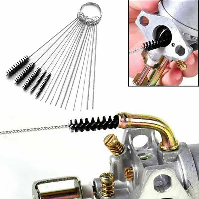 Carb Jet Cleaning Tools Set Carburetor Wire Cleaner Kit For Motorcycle ATV Parts • $12.67