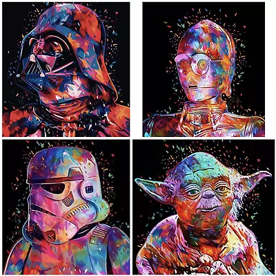 Paint By Numbers - Starwars Collection - AU STOCK 🇦🇺 ROLLED CANVAS • $39.95