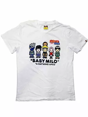 BAPE Baby Milo #3 BAPE Naruto Collab T-Shirt Men’s L White • $155