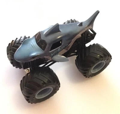 $9.95 • Buy Hot Wheels 4x4 Monster Truck Megalodon Shark Blue Rims