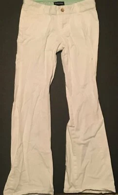 £8.07 • Buy RALPH LAUREN Girls' Classic White STRETCH Pants/Khakis/Chinos ~ Sz 7