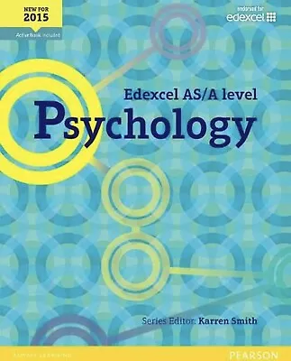 Edexcel AS/A Level Psychology Student Book + ActiveBook (E... By O'Neill Esther • £28