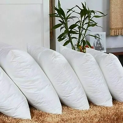 £9.99 • Buy Hollowfibre Cushion Pads Inserts Inner Fillers White 16  18  20  22  24  26  30 