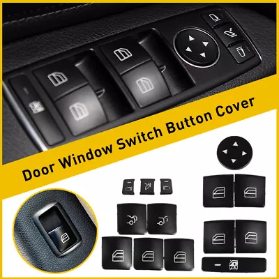 14X Car Door Armrest Window Switch Button Cover For Mercedes-Benz E350 2010-2015 • $13.99