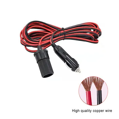 NEW 5M Car Cigarette Lighter Adapter Socket Charger Lead 12V Extension Cable • £4.49