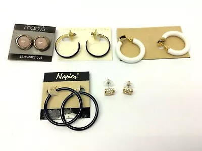 Mixed Lot Napier Macys Ladies Women’s Hoop Earrings Jewelry Morgan Taylor Roman  • $75.60