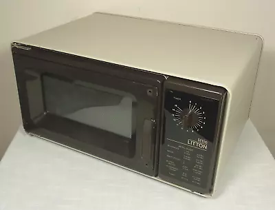 Vintage LITTLE LITTON Model 1110 Compact Microwave (80s) Boat/Camper WORKS WELL! • $69.50