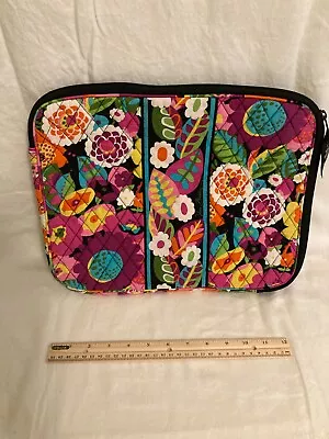 Vera Bradley Multicolor Cotton Fabric Large Computer Bag • $22