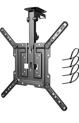 Flip Down TV Mount Manual Folding Ceiling TV Mount For Most 23'' To 55'' • $50