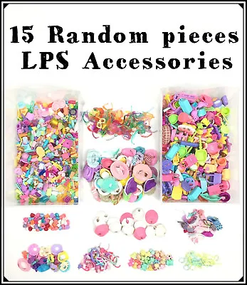 1 Bag Littlest Petshop Bundle Set Lot 15 Random Accessories Clothes... Pet Shop • £17.88