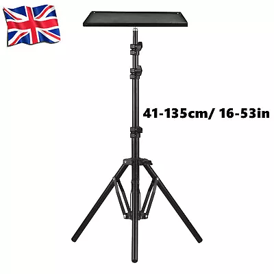 Andoer Laptop Tripod Stand Projector Bracket Adjustable Height W/Tripod Tray New • £18.04