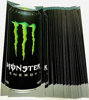 25 Pack Monster Energy Can Stickers Decals 4  Width X 11  Height New • $29.99