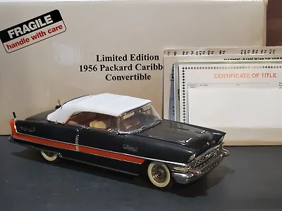 Danbury Mint 1956 Packard Caribbean Convertible 1:24 Scale Diecast Model Car LE • $299.95