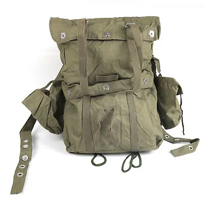 Original Chinese Military Type 65 Paratrooper Bag Jump Backpack Airborne Canvas • $47.49