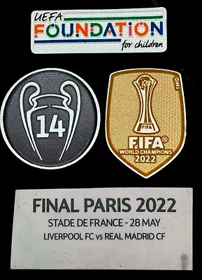 Real Madrid Champions League Iron Patches Badges Full Sets Player • $12.99