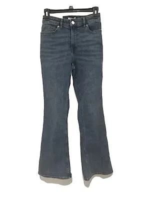 H&M Womens Flare Jeans Regular Waist Super Stretch Sz 4 • $24