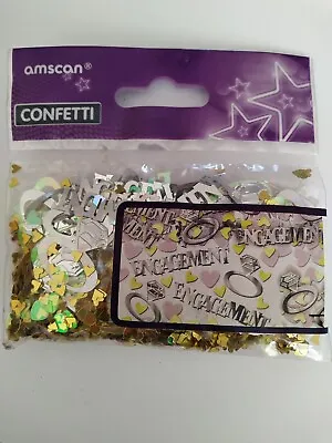 £2.49 • Buy 14g Engagement Party Foil Table Confetti
