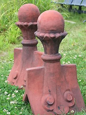 £124.99 • Buy Ball Roof Finial Copy Victorian 70° Angled Decorative Ridge Tile Stone Ornament