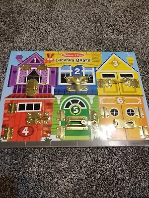 Melissa And Doug Latches Board New Sealed • $25.95