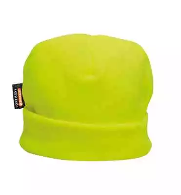 Portwest Soft Fleece Hat Thinsulate Lined Yellow Ha10 One Size • $10.45